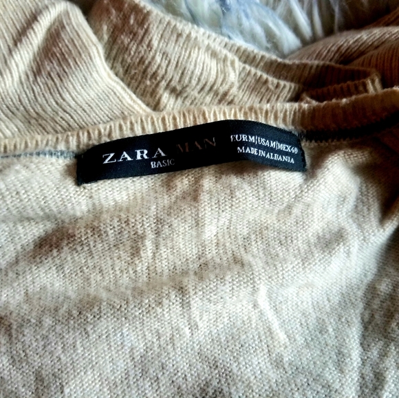 Zara V neck mens sweater - Picture 2 of 2